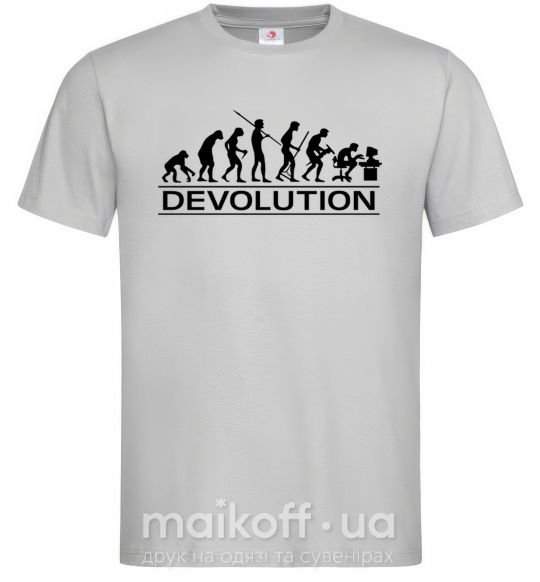 Чоловіча футболка DEVOLUTION Сірий фото