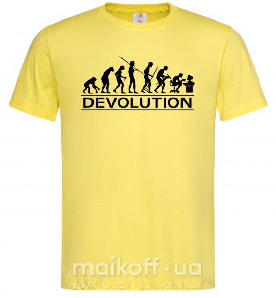 Чоловіча футболка DEVOLUTION Лимонний фото