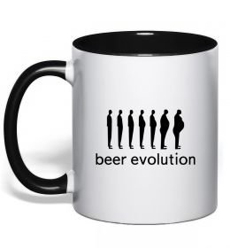 Чашка с цветной ручкой BEER EVOLUTION