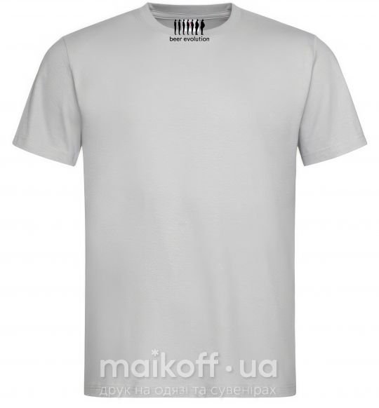 Мужская футболка BEER EVOLUTION Серый фото
