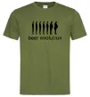 Мужская футболка BEER EVOLUTION Оливковый фото