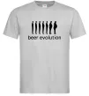 Мужская футболка BEER EVOLUTION Серый фото
