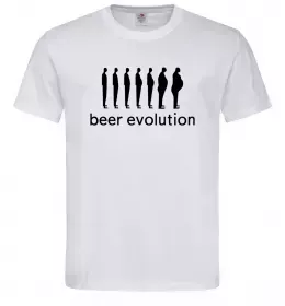 Мужская футболка BEER EVOLUTION Белый фото