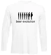 Лонгслів BEER EVOLUTION Білий фото