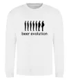 Свитшот BEER EVOLUTION Белый фото