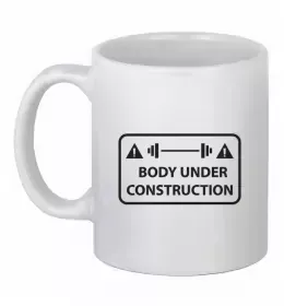 Чашка керамическая Turn The Pain Into Power Белый фото