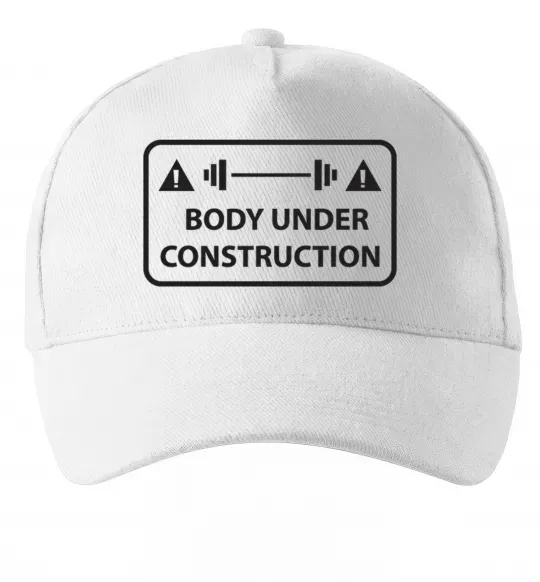 Кепка BODY UNDER CONSTRUCTION Белый фото