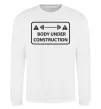 Свитшот BODY UNDER CONSTRUCTION Белый фото