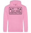 Чоловіча толстовка (худі) BODY UNDER CONSTRUCTION Рожевий фото