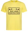 Чоловіча футболка BODY UNDER CONSTRUCTION Лимонний Чоловіча футболка BODY UNDER CONSTRUCTION Лимонний фото