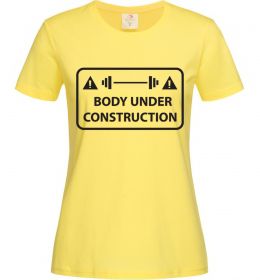 Жіноча футболка BODY UNDER CONSTRUCTION
