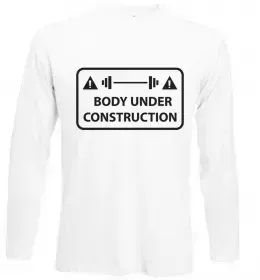 Лонгслив Turn The Pain Into Power Белый фото