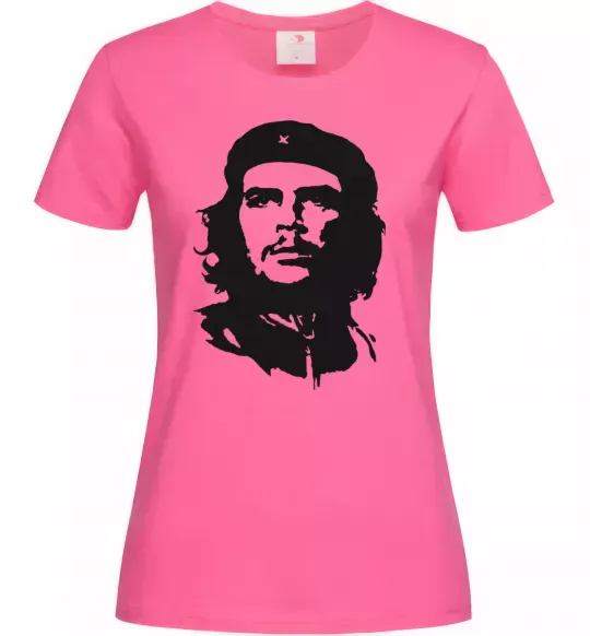 Жіноча футболка ЧЕ ГЕВАРА Яскраво-рожевий фото