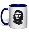 Чашка с цветной ручкой ЧЕ ГЕВАРА Глубокий темно-синий фото