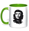 Чашка с цветной ручкой ЧЕ ГЕВАРА Зеленый фото