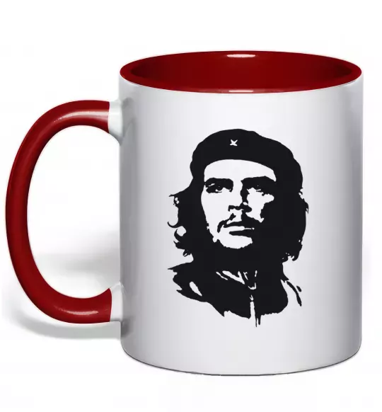 Чашка с цветной ручкой ЧЕ ГЕВАРА Красный фото