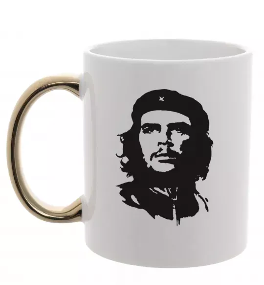 Чашка с цветной ручкой ЧЕ ГЕВАРА Золото фото