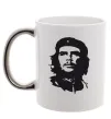 Чашка с цветной ручкой ЧЕ ГЕВАРА Серебро фото