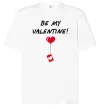 Футболка Оверсайз BE MY VALENTINE Белый фото