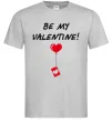 Мужская футболка BE MY VALENTINE Серый Мужская футболка BE MY VALENTINE Серый фото