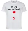 Мужская футболка BE MY VALENTINE Белый Мужская футболка BE MY VALENTINE Белый фото