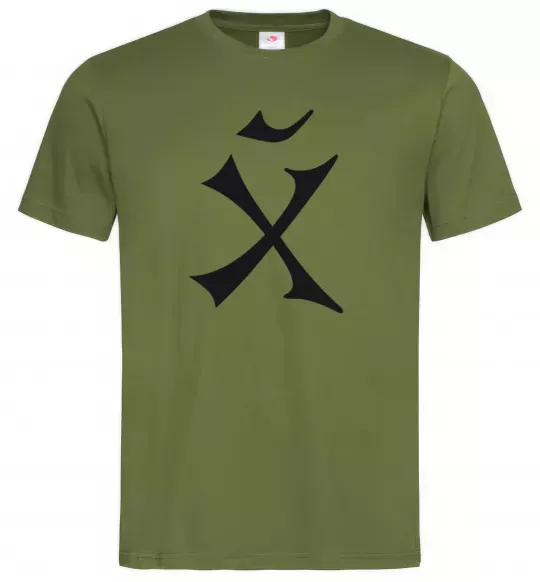 Мужская футболка ХЙ Оливковый фото