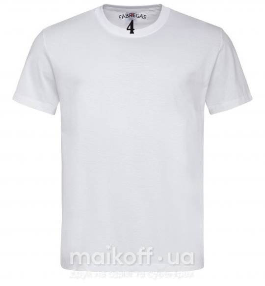 Мужская футболка FABREGAS 4 Белый фото