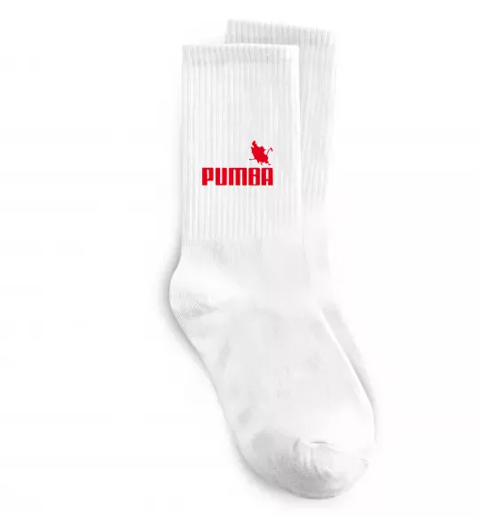 Шкарпетки PUMBA Білий фото