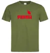 Мужская футболка PUMBA Оливковый фото