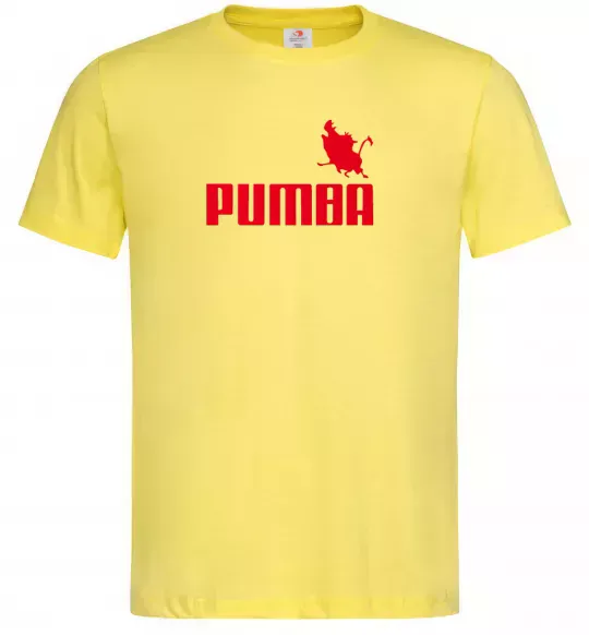 Мужская футболка PUMBA Лимонный фото