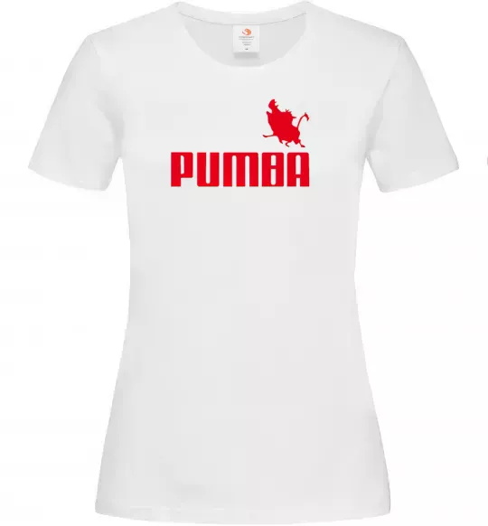 Жіноча футболка PUMBA Білий фото