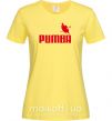 Жіноча футболка PUMBA Лимонний фото