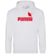 Жіноча толстовка (худі) PUMBA Сірий меланж Жіноча толстовка (худі) PUMBA Сірий меланж фото