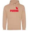 Жіноча толстовка (худі) PUMBA Пісочний Жіноча толстовка (худі) PUMBA Пісочний фото