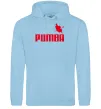 Женская толстовка (худи) PUMBA Голубой фото