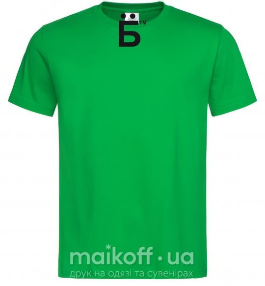 Мужская футболка ЁБ Зеленый фото