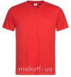 Мужская футболка 2х2=6 Красный фото