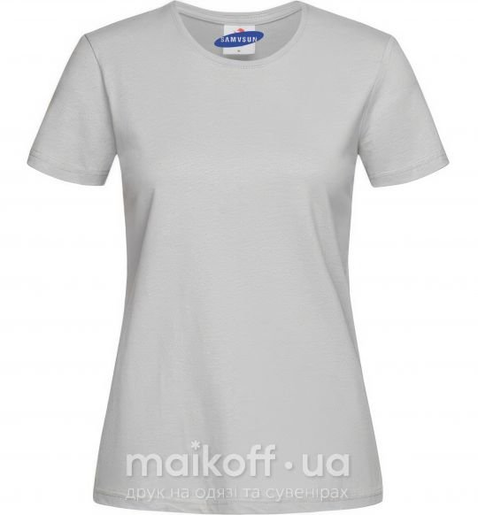Жіноча футболка SAMVSUN Сірий фото