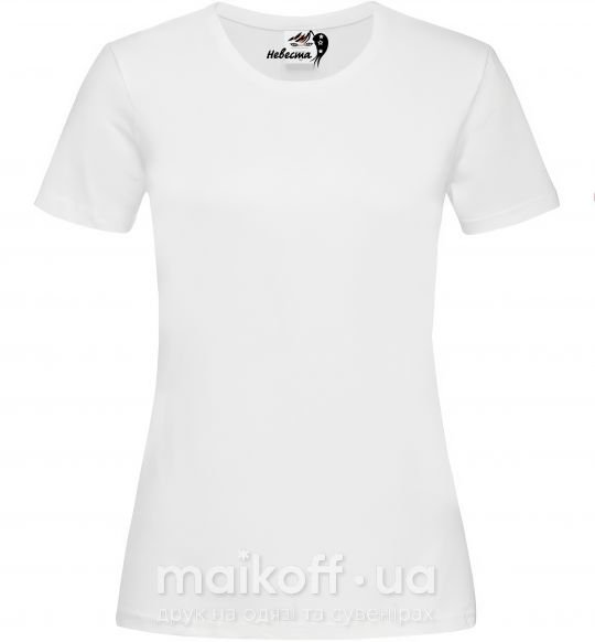Жіноча футболка BLACK BRIDE Білий фото