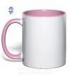 Чашка з кольоровою ручкою НЕ TCP МОЁ IP Ніжно рожевий фото