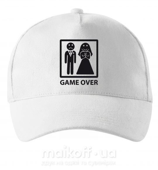 Кепка GAME OVER for boy Белый фото