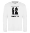 Світшот GAME OVER for boy Білий фото