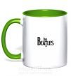 Чашка з кольоровою ручкою THE BEATLES original Зелений фото