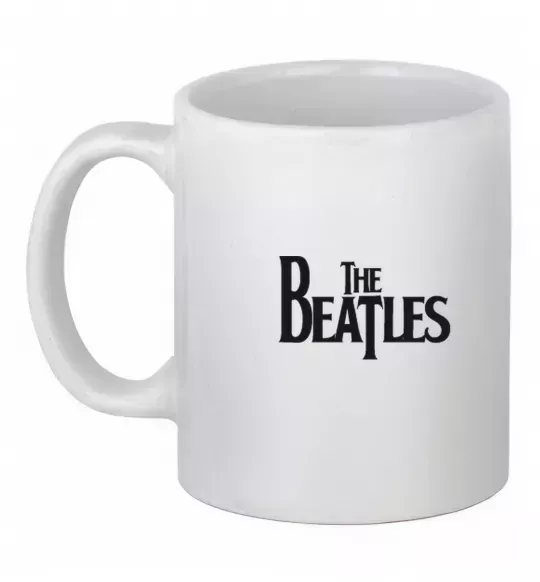 Чашка керамическая THE BEATLES original Белый фото
