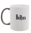 Чашка с цветной ручкой THE BEATLES original Серебро фото