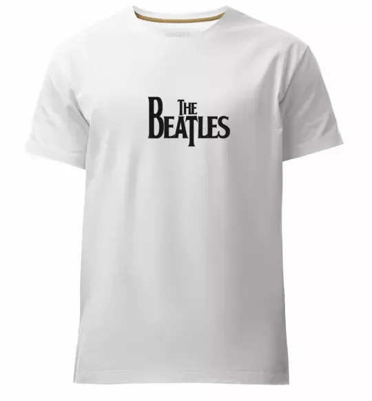 Чоловіча преміум футболка THE BEATLES original Білий фото