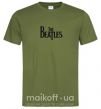 Мужская футболка THE BEATLES original Оливковый фото