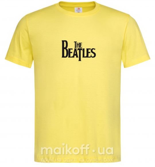 Чоловіча футболка THE BEATLES original Лимонний фото