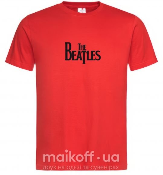 Мужская футболка THE BEATLES original Красный фото