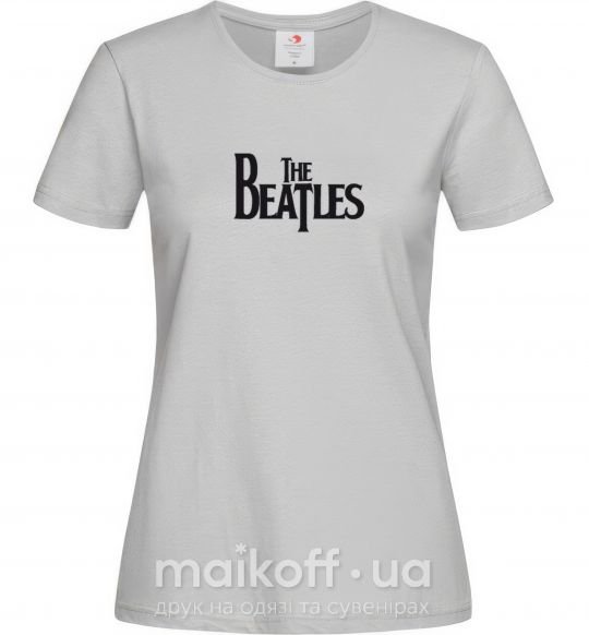 Женская футболка THE BEATLES original Серый фото